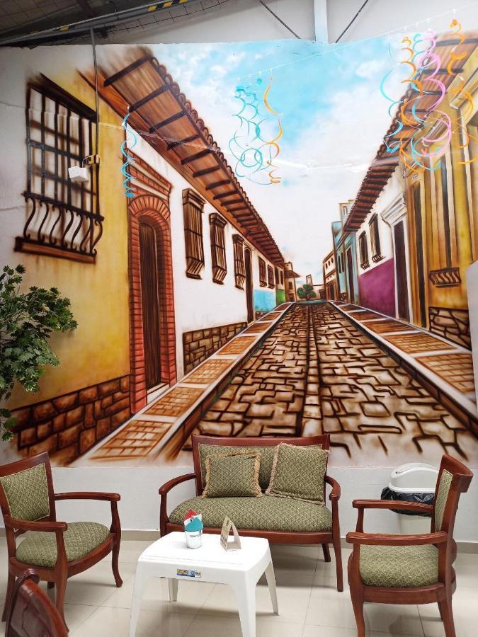 The Mural Hostel Bogotá Eksteriør bilde